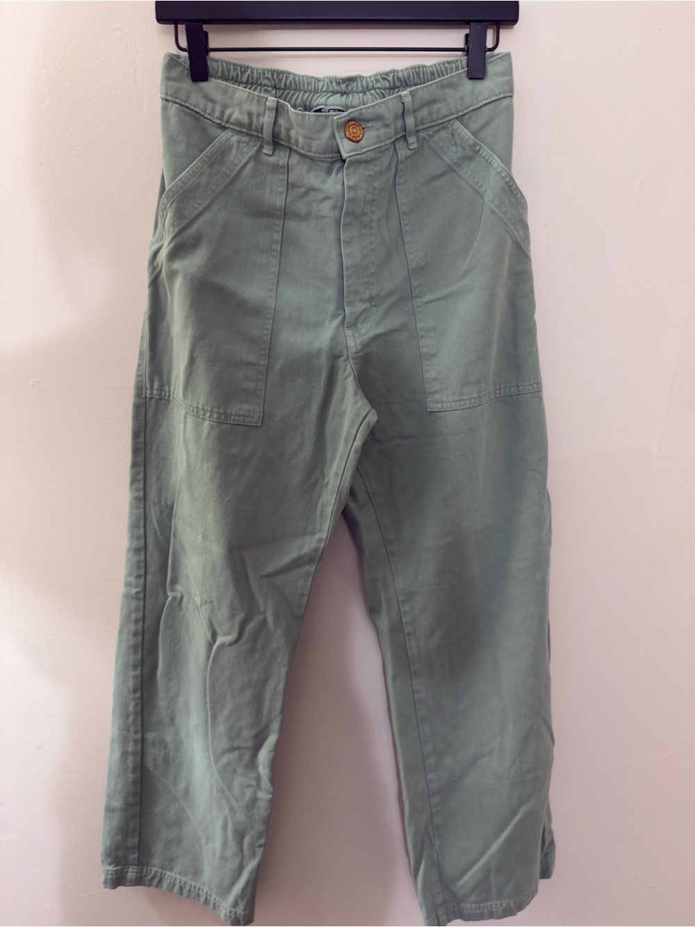 Big Bud Press Los Angeles Sage Green Work Pants Sturdy Cotton Twill | Size Small